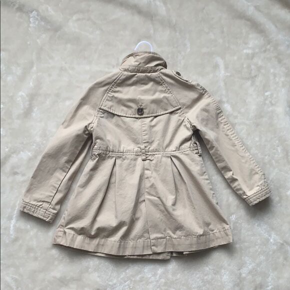 🔆3/$25🔆 Vintage GAP KIDS Girls Trench Coat Size XS - Picture 2 of 5